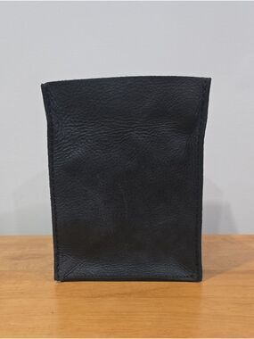 Roots Leather Classic Black Leather Pouch/Organizer